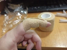 COYOCO-Vendaje elástico autoadhesivo de tela para hacer deporte, cinta Elastoplast de colores para sujeción de rodilla, dedo, tobillo, palma y hombro, 4,5 m