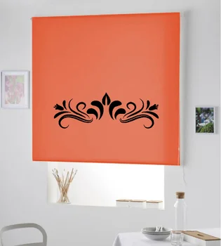 

Blind Iroa roll with drawing/Abstract Generic! ROLLER BLINDS TRANSLUCENT! (ORANGE 100X175)