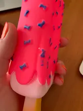 Toy Ice-Cream Rubber Molar Puppy Popsicle-Shaped Chew Interactive Squeaky Funny Pink