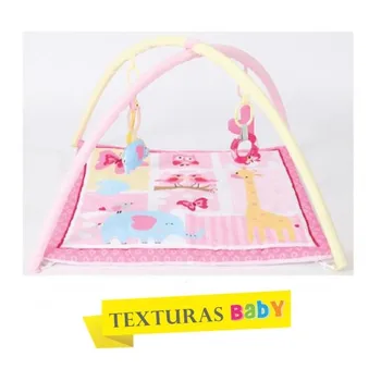 

TEXTURES BABY-activity Gym for Baby 70x70 cm Pink