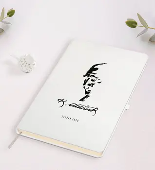 

Personalized Ataturk Themed White Notebook-22