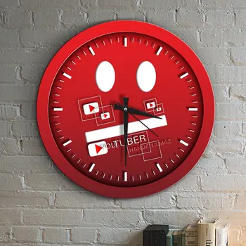 

Personalized Youtuber Wood Wall Clock-2