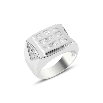 

Silver 925 Sterling Zircon Stone Ring