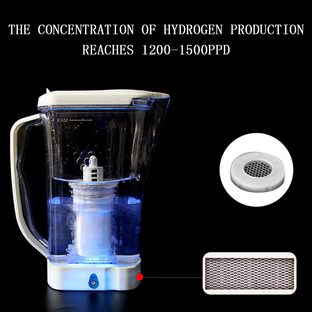 

Hydrogen kettle 2L generator purification of hydrogen-rich water machine Hydrogen water bottle 1200-1500ppb
