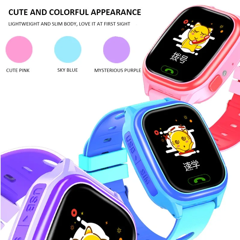 

Y85 Children's Smart watch 2G SIM Card Phone Call LBS base station Position Life waterproof Baby Smart watch kids Toy Gift