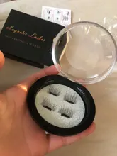 YSDO-pestañas magnéticas de visón, 1 par, pelo Natural, 3D, 100%