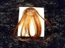 MUMUPI flequillo de aire Clip en flequillo frontal limpio explosión de flequillo mujeres Clip en flequillo de la extensión del pelo con el pelo en la cabeza del templo extensiones de cabello natural