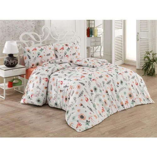 

Lady Fashion Flamingo Tek Personality Terry Cotton Duvet cover set