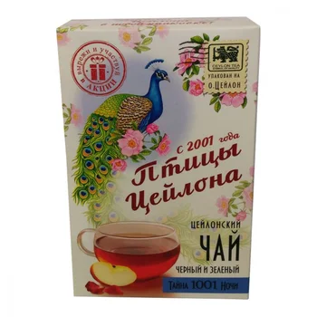 

Tea birds of Ceylon "mystery 1001 Nights", black and green, 75 gr