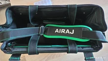 AIRAJ-Bolsa de herramientas portátil para electricista, multifunción, instalación de reparación, lona, grande, gruesa, impermeable, bolsillo de trabajo