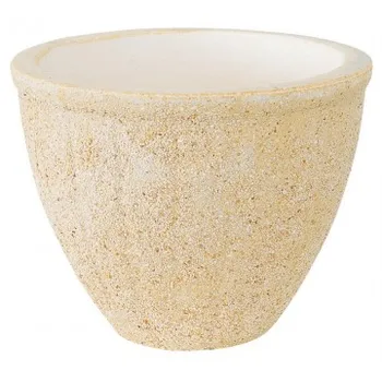 

Planter concrete-stone Hops 68x51cm. Ochre