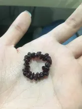 Momiji-Anillo de energía de piedra Natural bohemio para mujer, joyería elástica hecha a mano, anillo ajustable de cristal para fiesta de boda, venta al por mayor