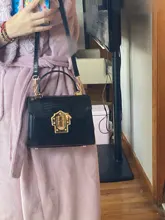 LA FESTIN-Bolso de mano con cierre de serpiente para mujer, bandolera de cuero dividido, de marca de lujo, 2020