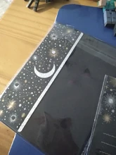 Letras de papel tipo europeo Vintage, alta gama, bronce, Luna estrellada, bendición, carta con sobre, papel de escritura, papelería de oficina