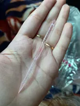 50/100 Uds reutilizable Barra de cristal doble final de uñas decoración de cutículas empujador de cutícula removedor de herramienta pedicura cuidado de uñas manicura herramientas