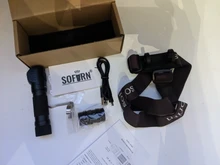 LED Headlamp 18350-Flashlight Power-Indicator 1200lm Sofirn Sp40 XPL Cree 18650 USB 
