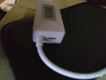 Amperímetro de cola blanca de KCX-017 con pantalla LCD, medidor de Monitor de capacidad de corriente de voltaje Mini USB, Detector de 3V-7V, medidor de corriente móvil