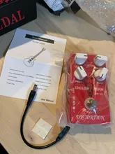 Pigtone-Pedal PP-24 efecto de distorsión clásica, accesorios para guitarra eléctrica, efectos de pedales, Bypass Real