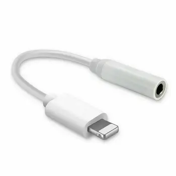 

3.5mm Lightning To Earphone Jack Audio AUX adapter Cable For iPhone single Audio free ordinary Spain