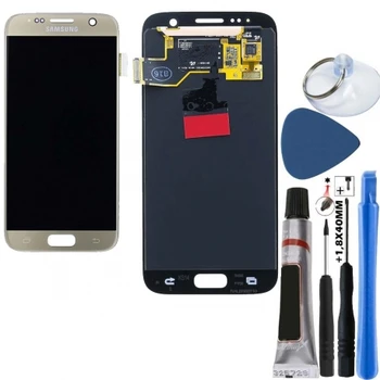 

Display For Samsung Galaxy S7 | Color Gold | Original Amoled