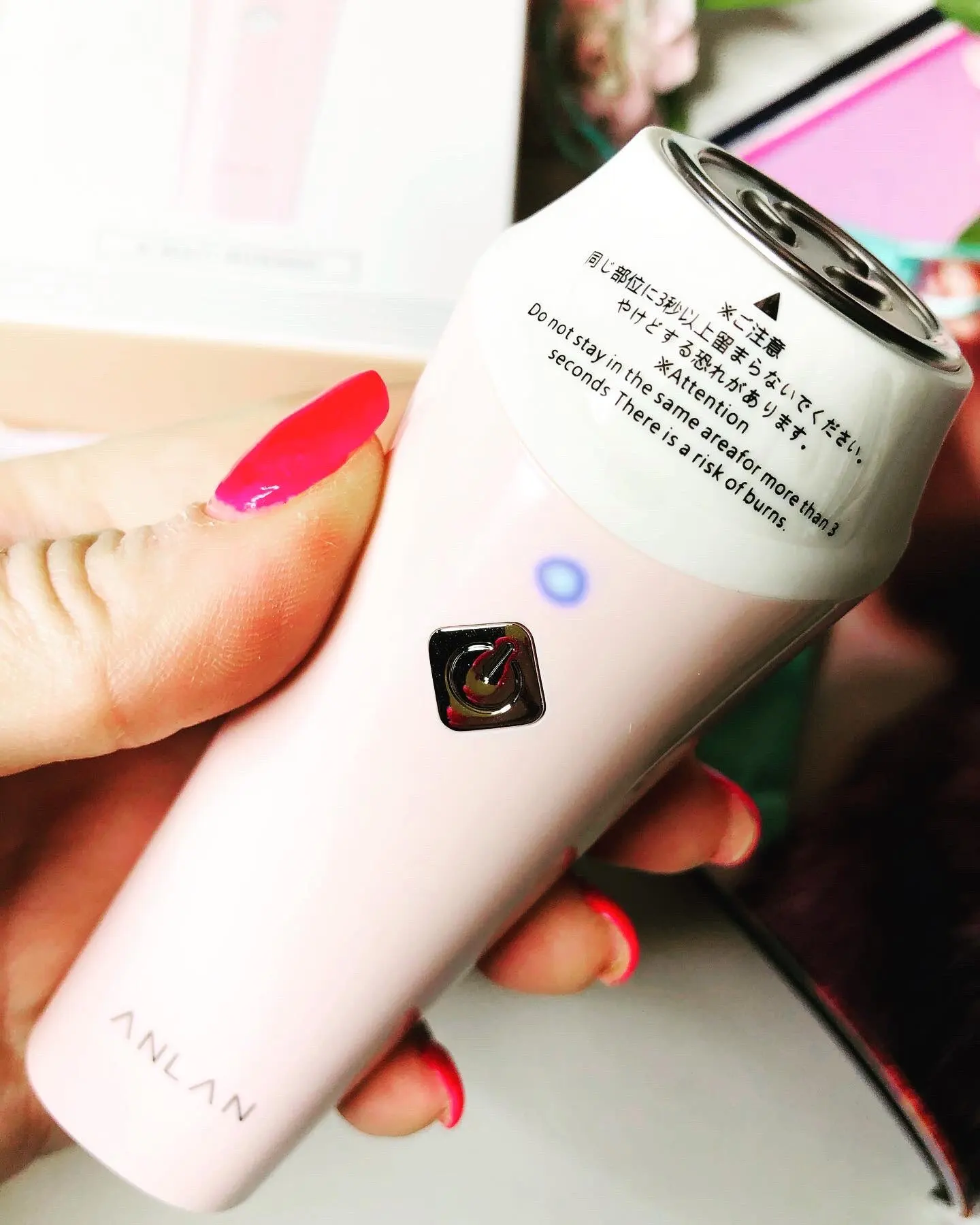 Отзыв о товаре ANLAN rf лифтинг аппарат массажер для лица микротоки для лица рф лифтинг аппарат RF Устройство для красоты RF лифтинг для лица радиочастотная мезотерапия для лица омоложение кожи лифтинг укрепляющее удаление морщин от пользователя N***a