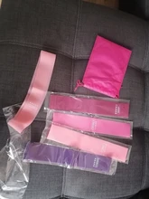 Bandas de goma resistentes para Yoga, 5 colores, Entrenamiento de interior, Fitness, glúteos, Pilates, ejercicio, gimnasio, equipo de entrenamiento