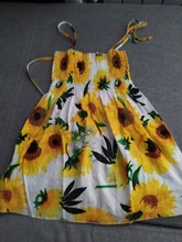 Vestidos de princesa de algodón sin mangas para niñas de 1 a 7 años, ropa informal con tirantes y estampado de flores para verano