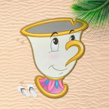 

Ideal for Beach towel microfiber Chip Beauty and the wildmutt Disney size: 140cm. Shipping shipping