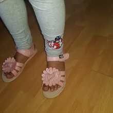 Sandalias de playa para niñas, zapatos florales suaves de princesa, todos los tamaños, 21 a 36, antideslizantes