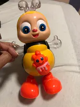 Abeja eléctrica de dibujos animados para niños y niñas, sonido Flash, iluminación, cantar, baile, juguete de música