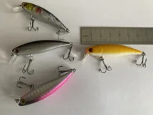 Wobblers Crankbait Minnow-Lure Artificial-Jig 3d-Eyes Plastic Pesca 1PCS Quality