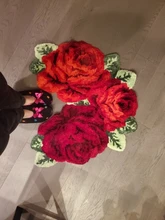 Rose-Rug Bathroom Hot-Sale New-Arrival And Soft for Stool Beautiful