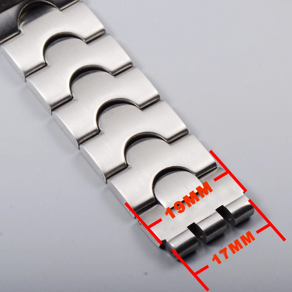 17*19 20*22 мм нержавеющая сталь ремешок для часов Ремешки для часов Swatch Серебряный аксессуар наручный браслет металлическая застежка