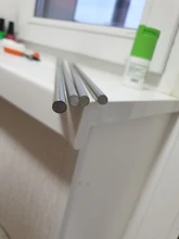 Varilla de acero inoxidable 303, varillas de eje lineal de 2mm, 3mm, 4mm, 5mm, 6mm, 7mm, 8mm, 10mm, 12mm, 16mm, longitud de 400mm