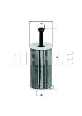 Фильтр Масляный Citroen Berlingo, C2, C3, Saxo, Xsara 96-, Peugeot 206, 306, 307, Pertner 93-00- Mahle/Knecht арт. OX193D