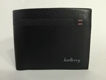 Cartera de cuero sintético para hombre, cartera masculina de cuero sintético de marca de lujo, Estilo Vintage, monedero, tarjetero, portatarjetas