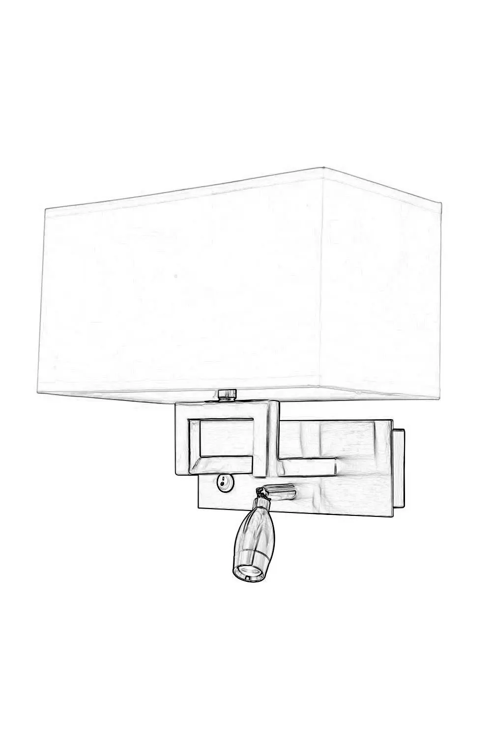 AVONNI HAP-9072-M3-N никелированные настенные бра, E27, металл, 28x2
