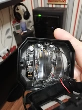 Luz LED redonda resistente al agua, barra de Ojos de Ángel, foco para motocicleta, todoterreno, coche, barco, luz de trabajo, 2 uds./1 Uds.