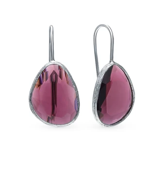 

Silver earrings with alpanite sunlight sample 925
