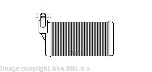 Радиатор Отопителя Vw T4 1.8-2.8 / 1.9-2.5td 91-03 Ava Vw6097 Ava арт. VW6097