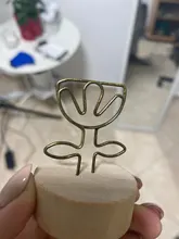 Gran oferta de artículos de nota marco de imagen tabla número foto Soporte redondo foto de madera Nota de Clip Tarjeta De Nombre colgante soporte