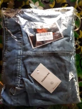 GOOHOJIO 2020 nueva moda Chic Denim Mujer chaqueta de otoño vaquero liso azul abrigos Venta caliente mujeres Casual chaqueta Denim