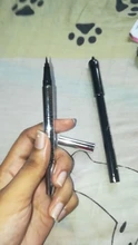 Delineador de ojos líquido negro para mujer, delineador profesional de larga duración, resistente al agua, de secado rápido, lápiz, herramientas de belleza, 1 ud.