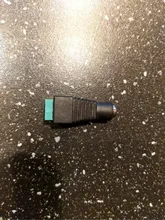 12V DC de potencia hombre Jack hembra enchufe adaptador Balun de vídeo convertidor BNC conector para cinta de luz Led alimentación de la Cámara conector