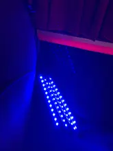 Tira de luces LED RGB para decoración de coche, luz de ambiente Interior con USB, Control remoto inalámbrico de música, múltiples modos