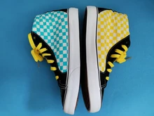 Zapatillas de lona con estampado de dibujos animados para hombre y mujer, zapatos vulcanizados de alta calidad para monopatín, primavera y verano