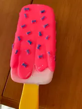 Toy Ice-Cream Rubber Molar Puppy Popsicle-Shaped Chew Interactive Squeaky Funny Pink