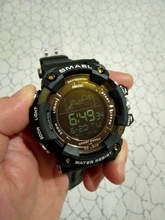 SMAEL-Reloj de pulsera deportivo Digital para hombre, resistente al agua, militar, Masculino, 1802