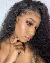 Rosabeauty onda profunda 28 30 pulgadas de largo de encaje pelucas de cabello humano brasileño de agua Frontal rizado pelucas para mujeres negras cierre 4x4