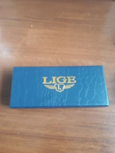 LIGE-Reloj de lujo con correa de acero dorado rosa para mujer, accesorio de pulsera resistente al agua, de marca superior